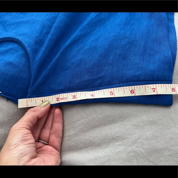 Linen blend maxi dress. - Picture 12 of 12